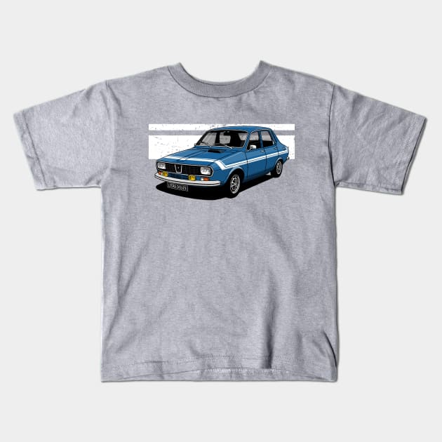 The cool and sporty french sporty saloon Kids T-Shirt by jaagdesign